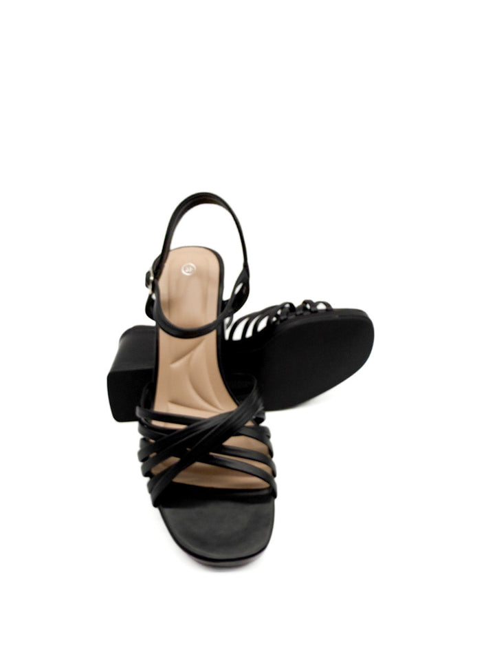 Elegantes Sandalias de Plataforma Tiras Cruzadas