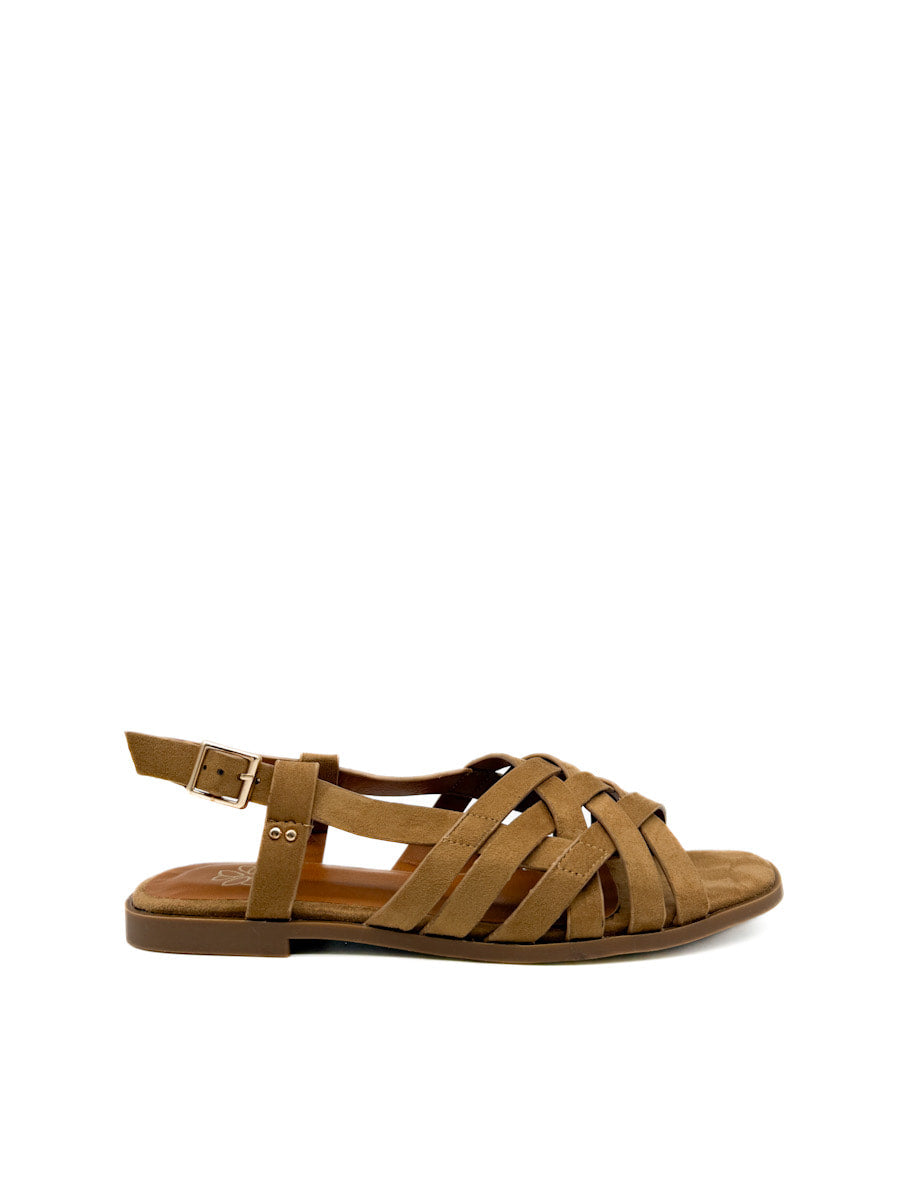 Sandalias Planas con Tiras Entrelazadas