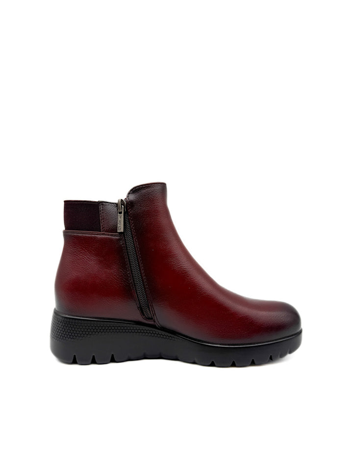 Botines Cuña Baja con Elástico Lateral