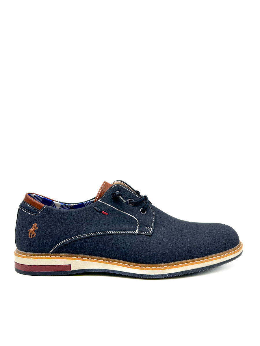 Zapatos Casual Piel Sintética de Hombre Azul marino