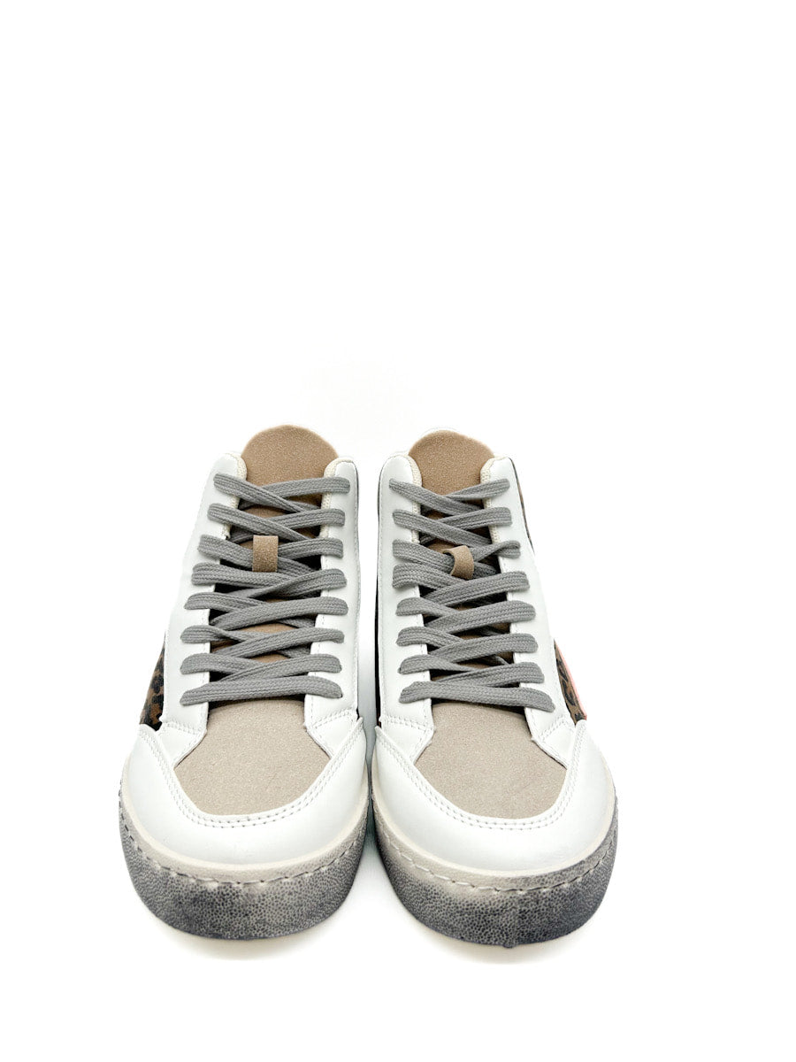 Zapatilla Alta Leopardo WX128