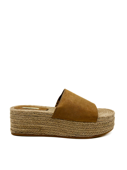 Sandalias Plataforma Yute Corina M4385 Camel