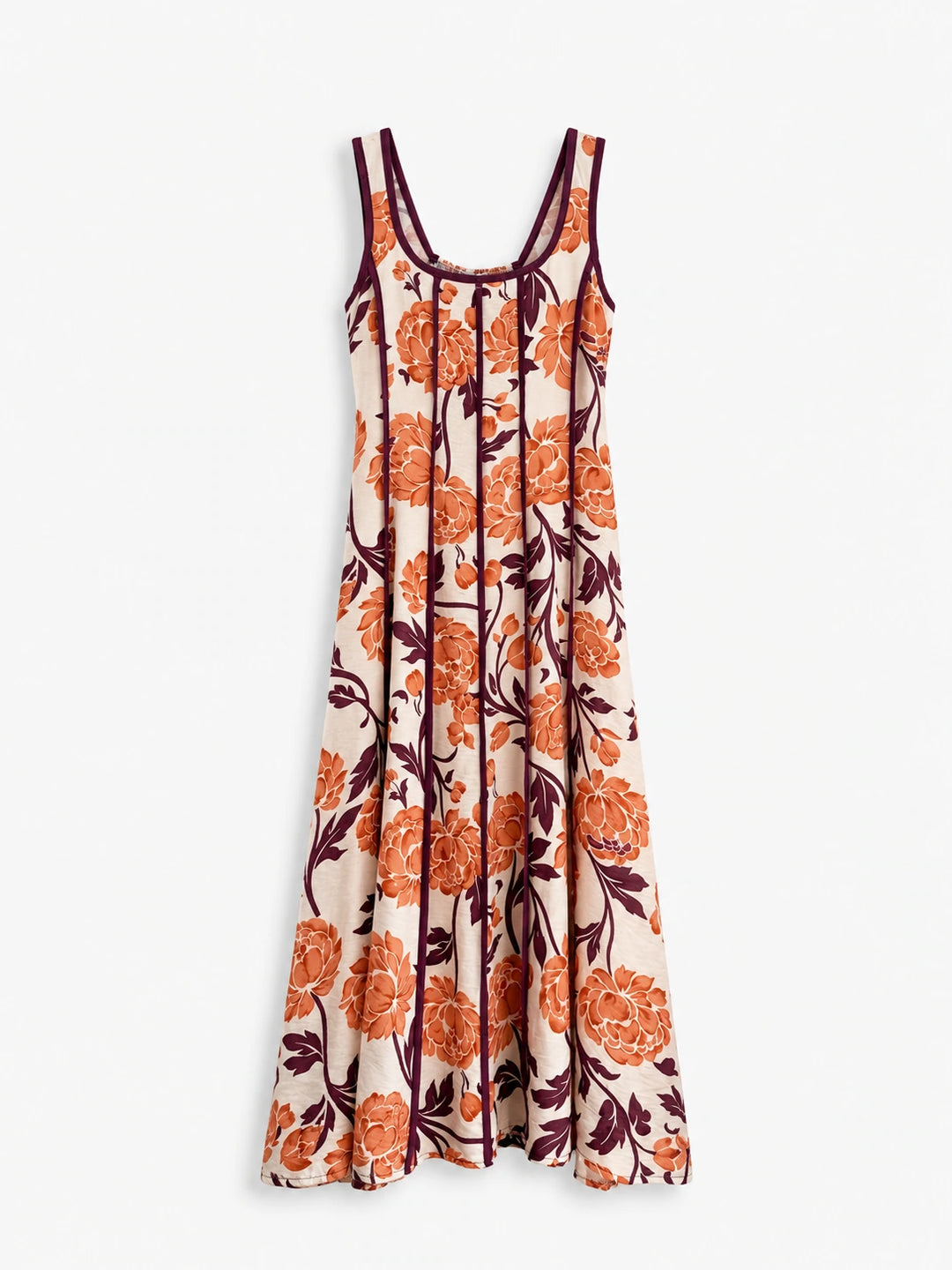 Vestido Largo Estampado Floral para Mujer