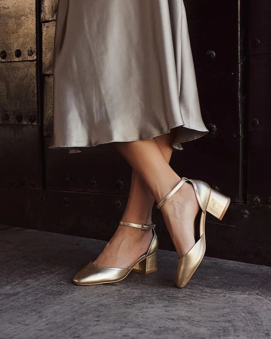 Zapatos Medio Tacón Mujer