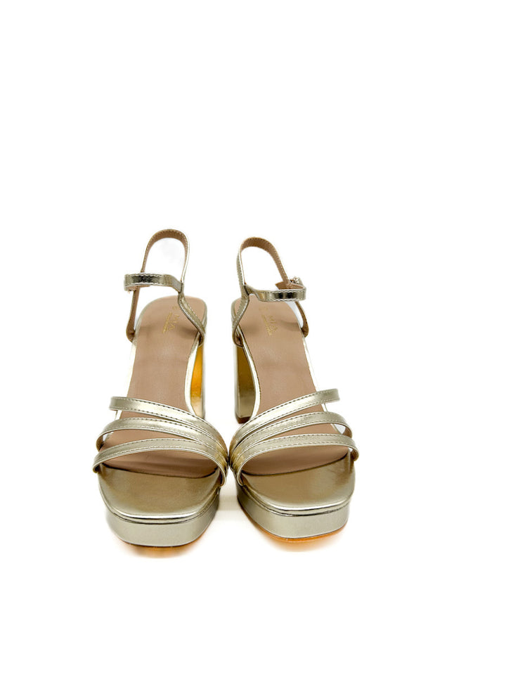 Sandalias de tacón de bloque y plataforma mujer