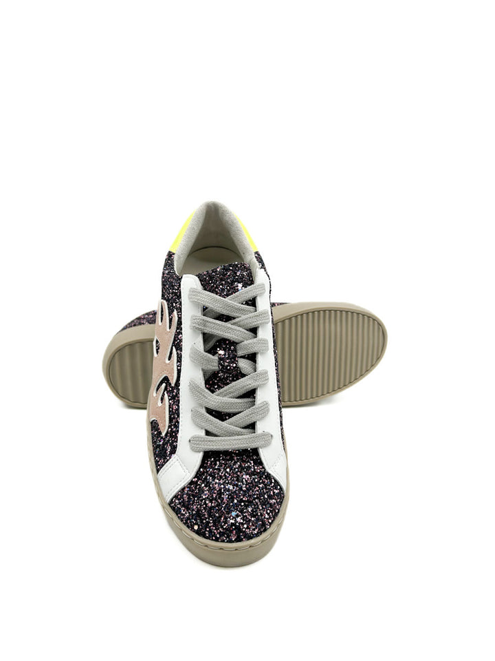 Zapatillas Purpurina Para Mujer Referencia H9065