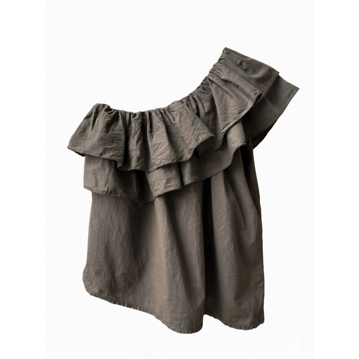 Blusa One Shoulder con Volantes | Elegancia y Estilo