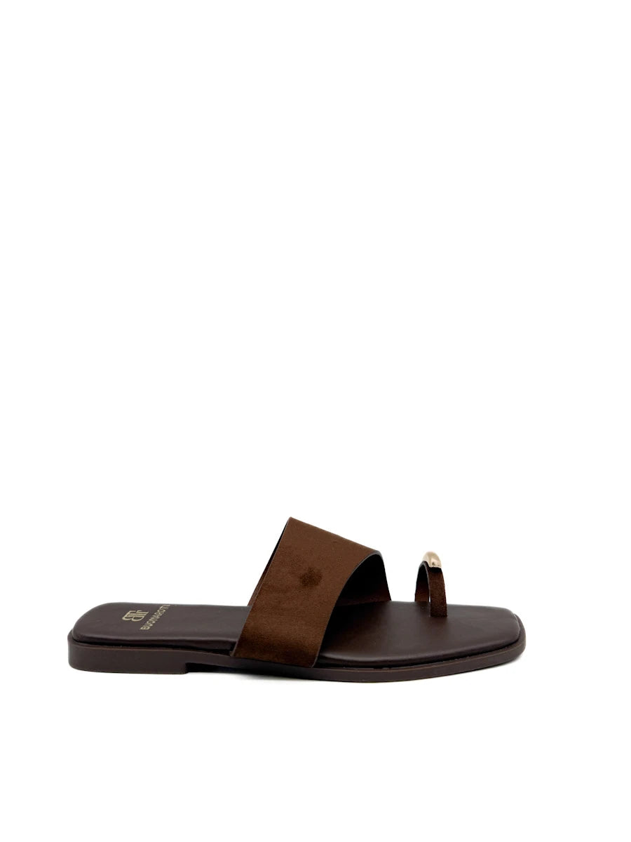 Sandalias planas de dedo Buonarotti.
