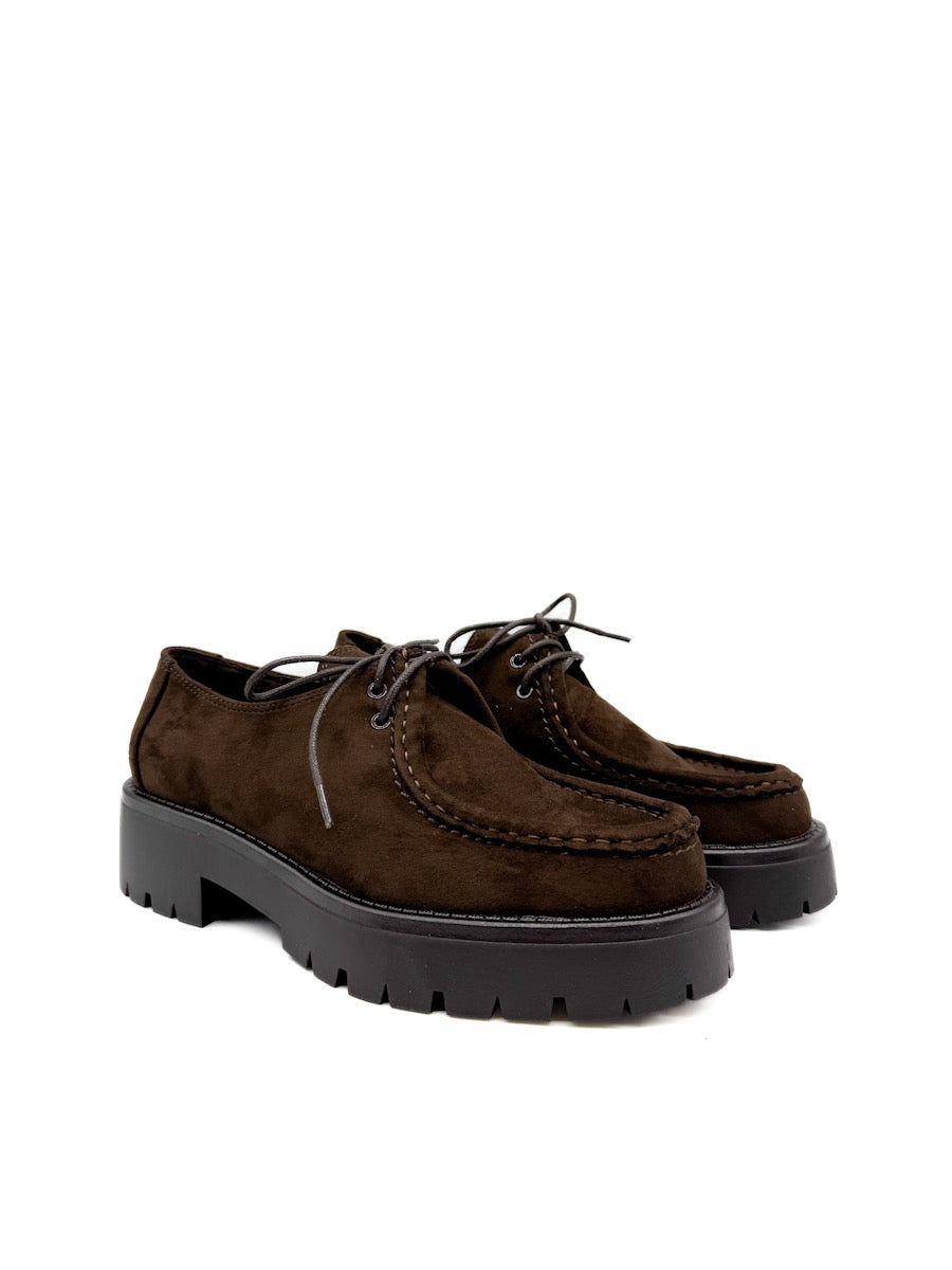 Náutico de Antelina con Cordones y Suela de Plataforma Corina M5730