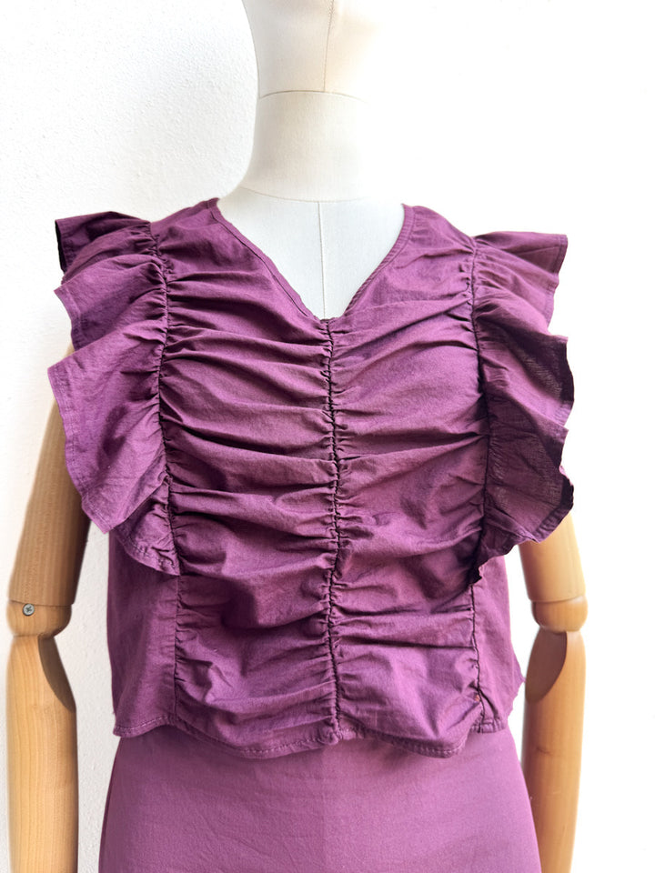 Conjunto Romántico-Blusa y Falda por Separado