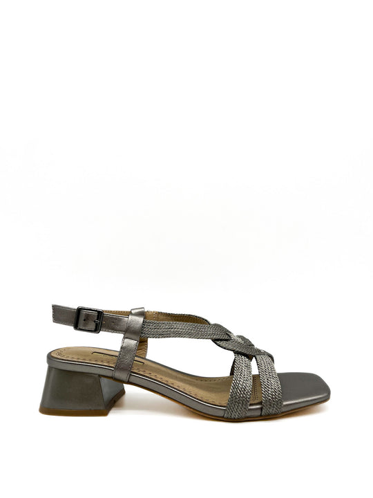 Sandalias Metalizadas Corina M4245 Plomo