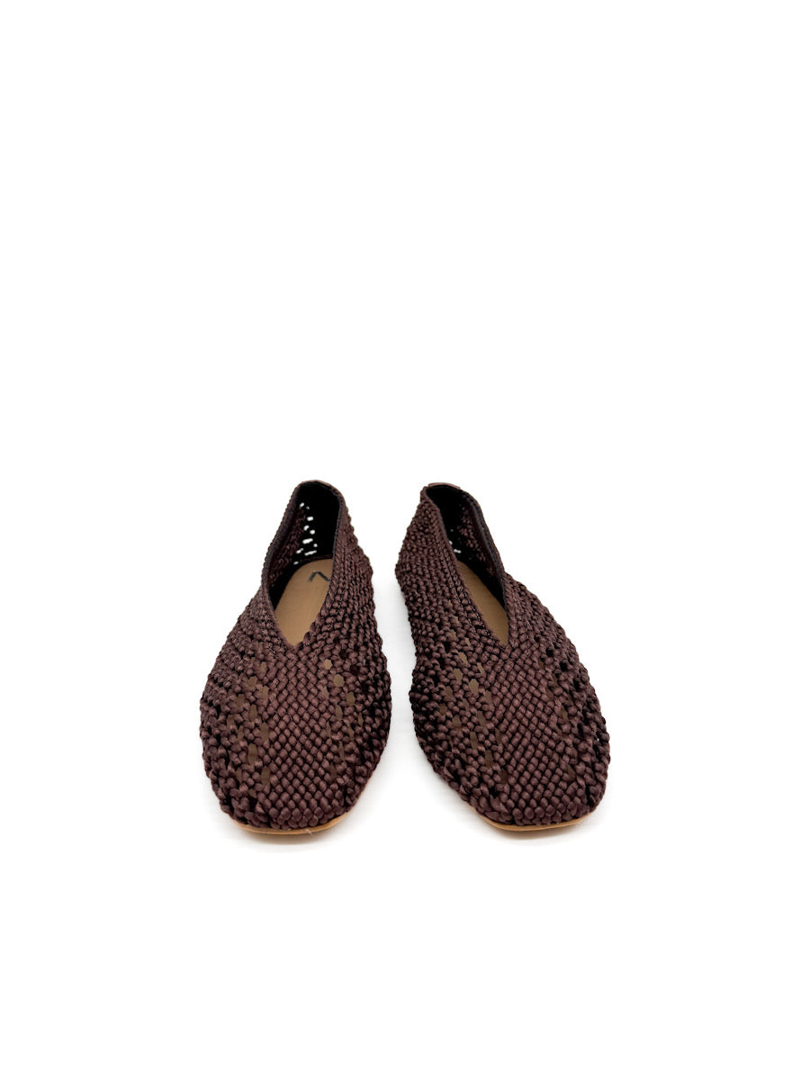 Bailarinas de Crochet Calado Hechas a Mano Artesanales para Mujer
