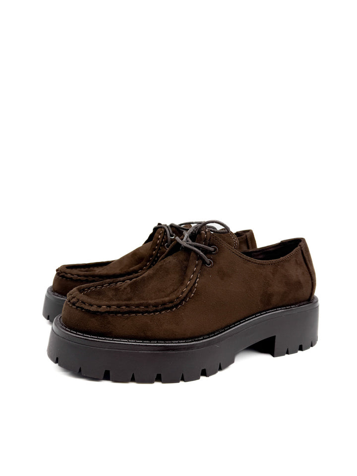 Náutico de Antelina con Cordones y Suela de Plataforma Corina M5730