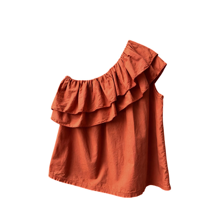 Blusa One Shoulder con Volantes | Elegancia y Estilo