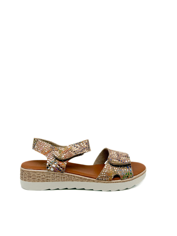 Sandalias Planas Bohemias con velcro