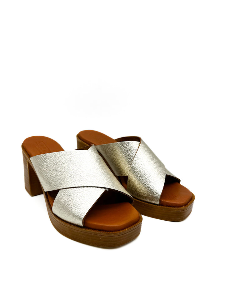 Sandalias Zuecos Piel Referencia 3786