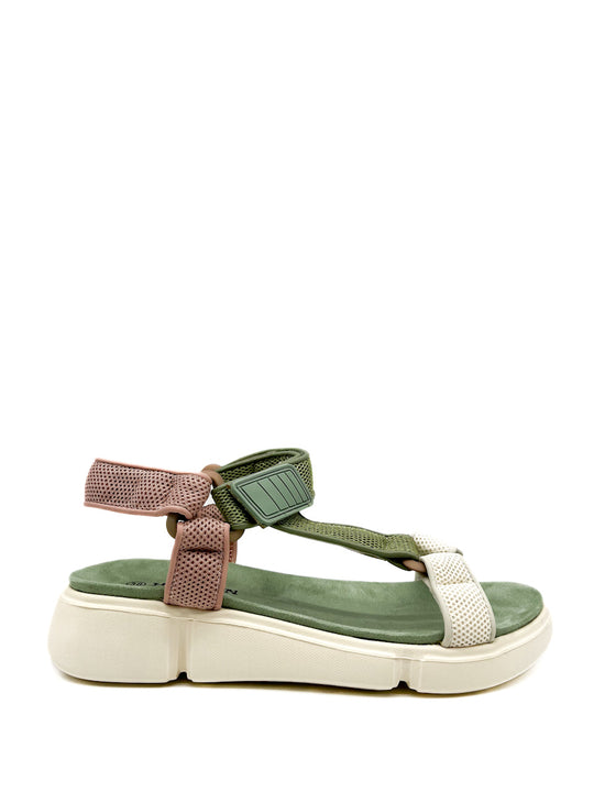 Sandalias Velcro Mujer HLD929 Verde