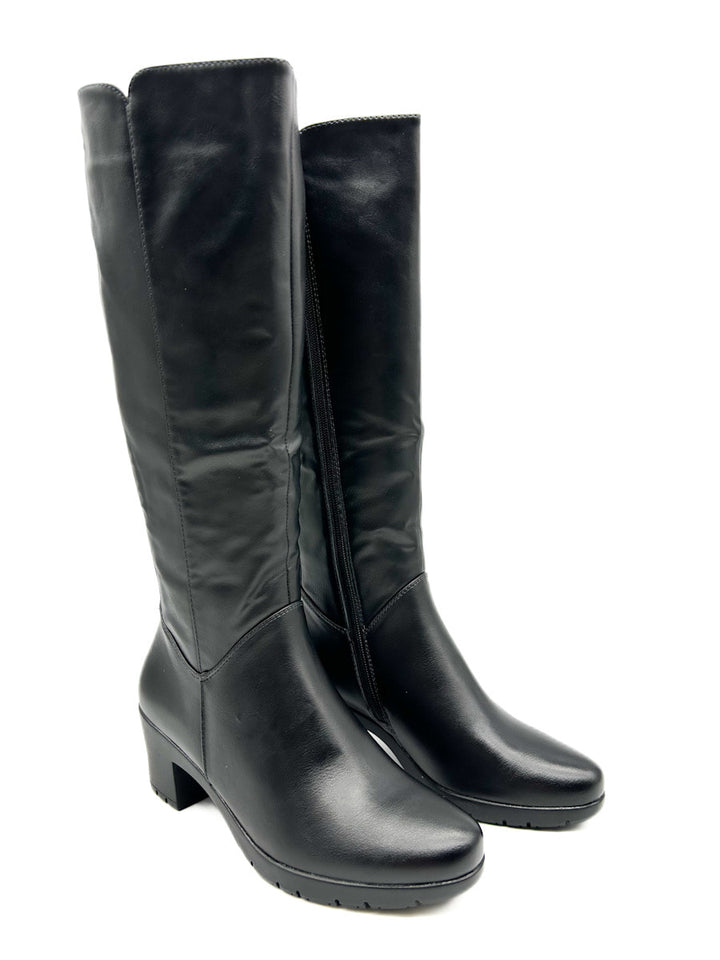 Bota Alta Tacón Medio de Mujer Referencia 22158