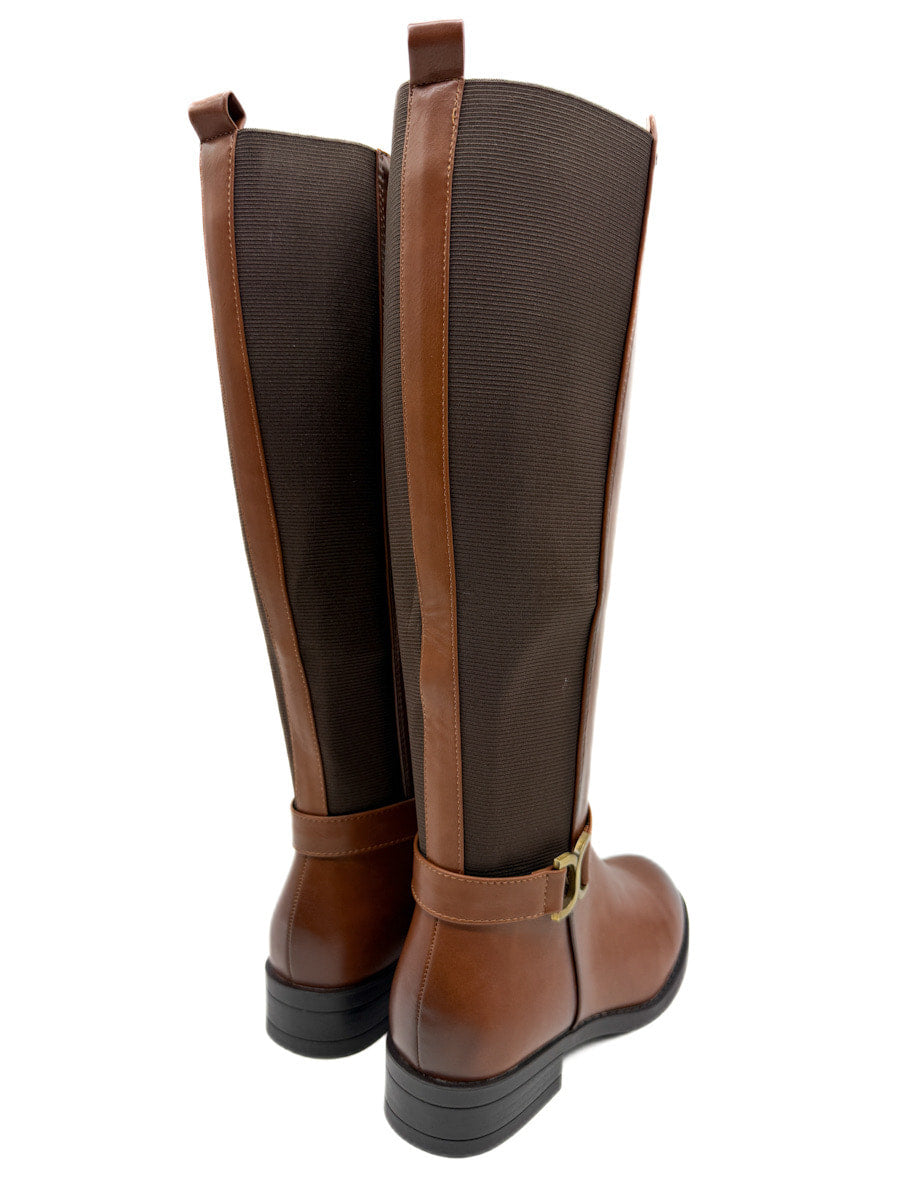 Botas Altas con Elástico Estilo Clásico