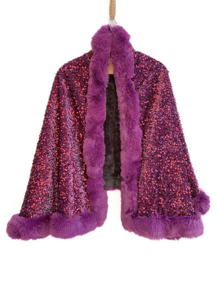 Capa 2350 Con Lentejuelas Buganvia única