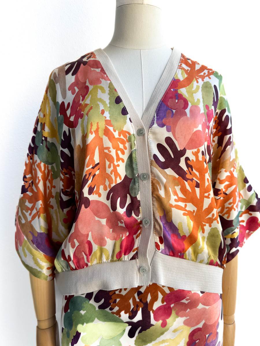 Bomber y Falda Satinadas Bomber 2 Beige única