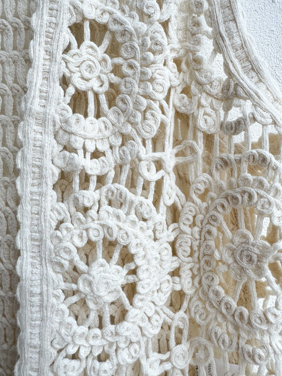 Chaleco Corto de Crochet