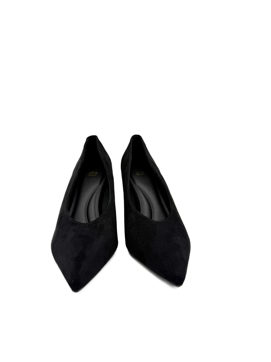 Zapatos de Salón Clásicos en Antelina con Punta Afilada