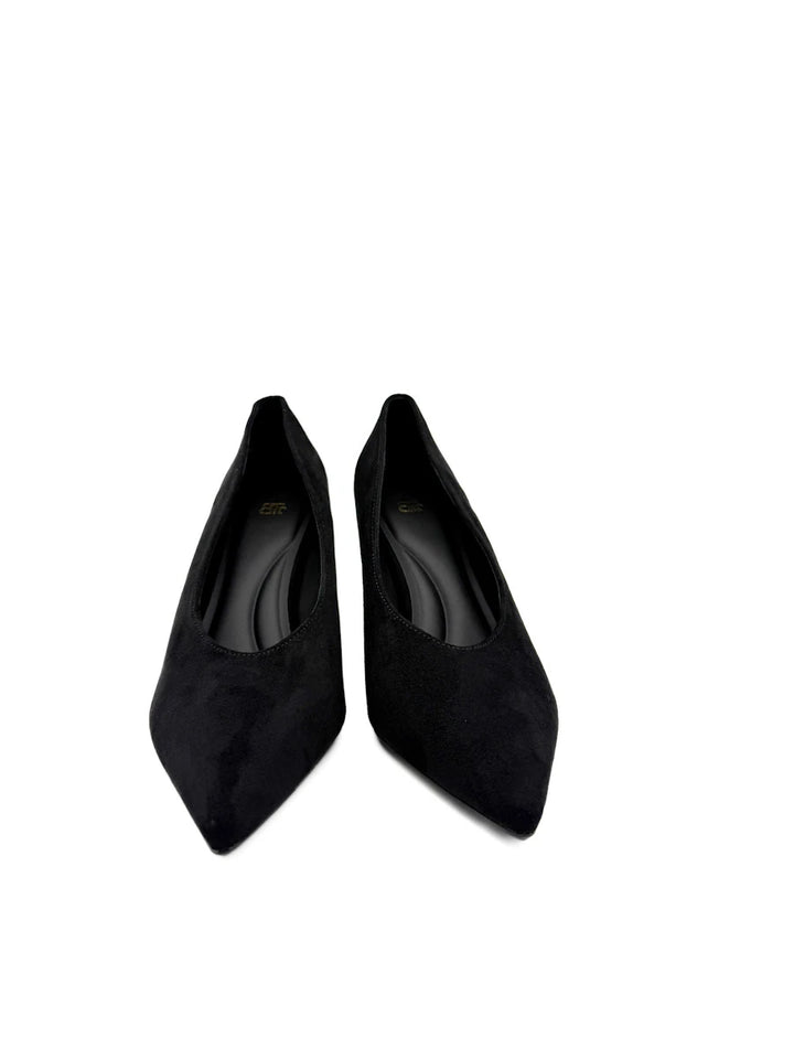 Zapatos de Salón Clásicos en Antelina con Punta Afilada