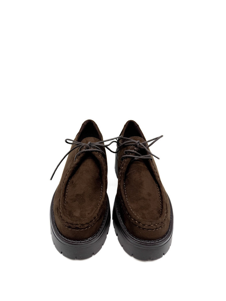 Náutico de Antelina con Cordones y Suela de Plataforma Corina M5730