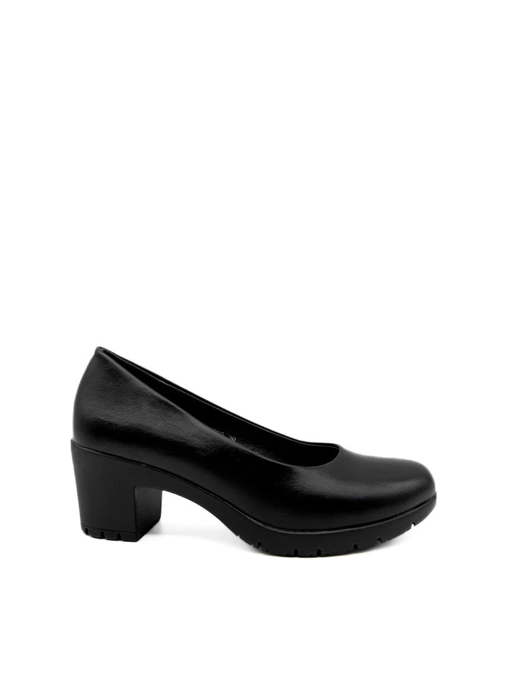 Zapatos de Salón con Tacón Ancho y Plataforma Cómodos