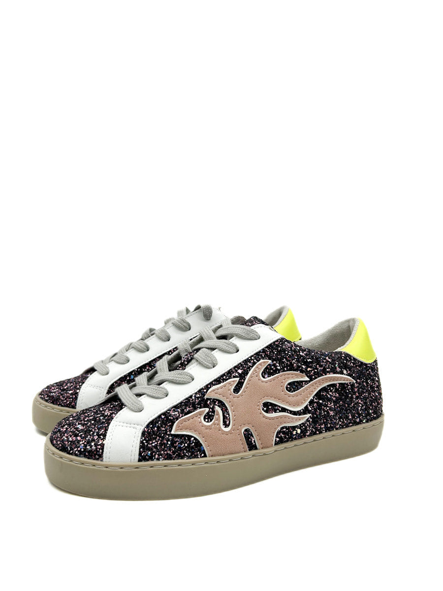 Zapatillas Purpurina Para Mujer Referencia H9065
