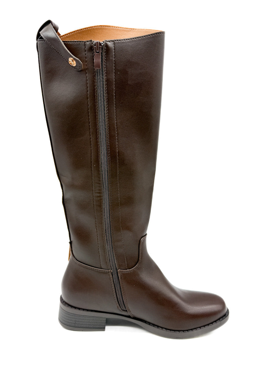 Botas de Montar Elegantes con Detalle de Tira Extraíble