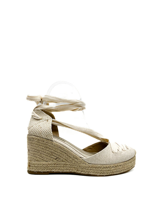 Alpargatas Cuña Corina M4305 Beige