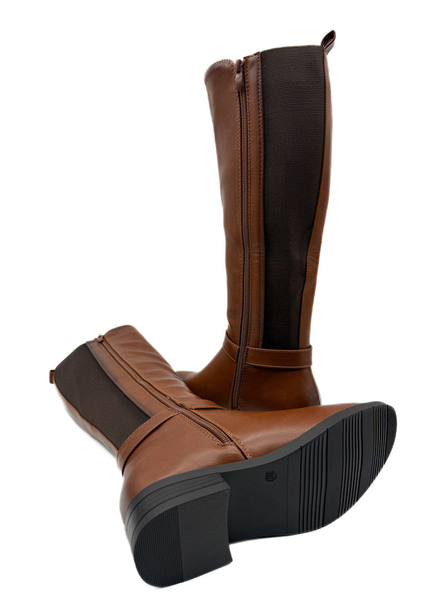 Botas Altas con Elástico Estilo Clásico
