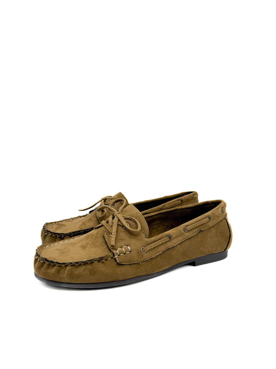 Mocasines Clásicos en Antelina Estilo Elegante Corina M5685