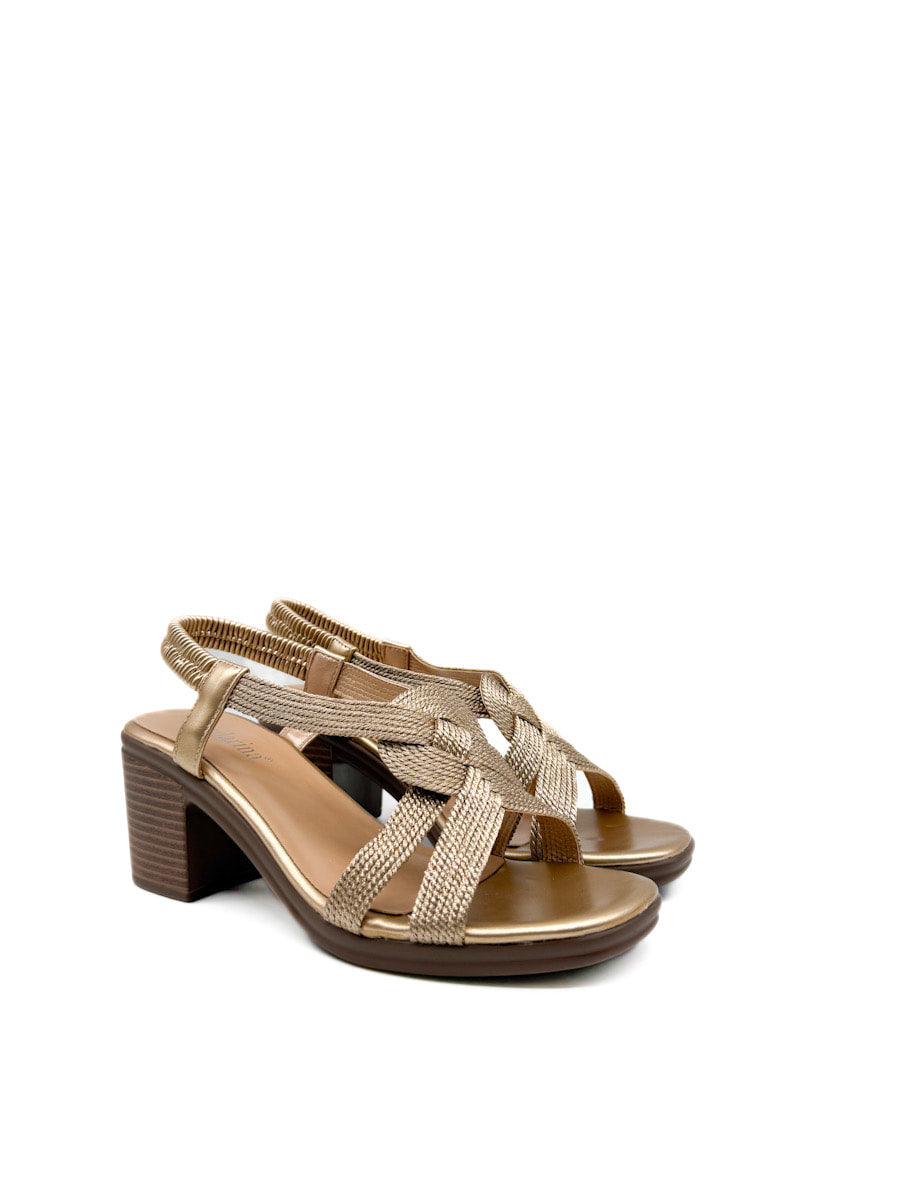Elegantes Sandalias con Detalle Entrelazado