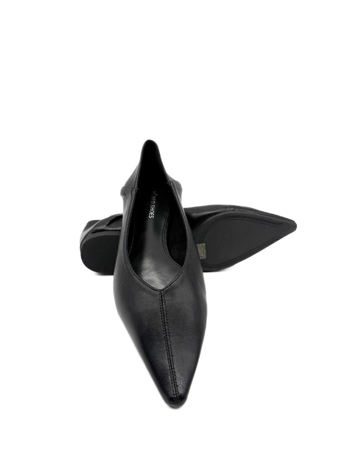 Bailarinas de Punta Estrecha con Escote en V - Zapatos Planos Elegantes