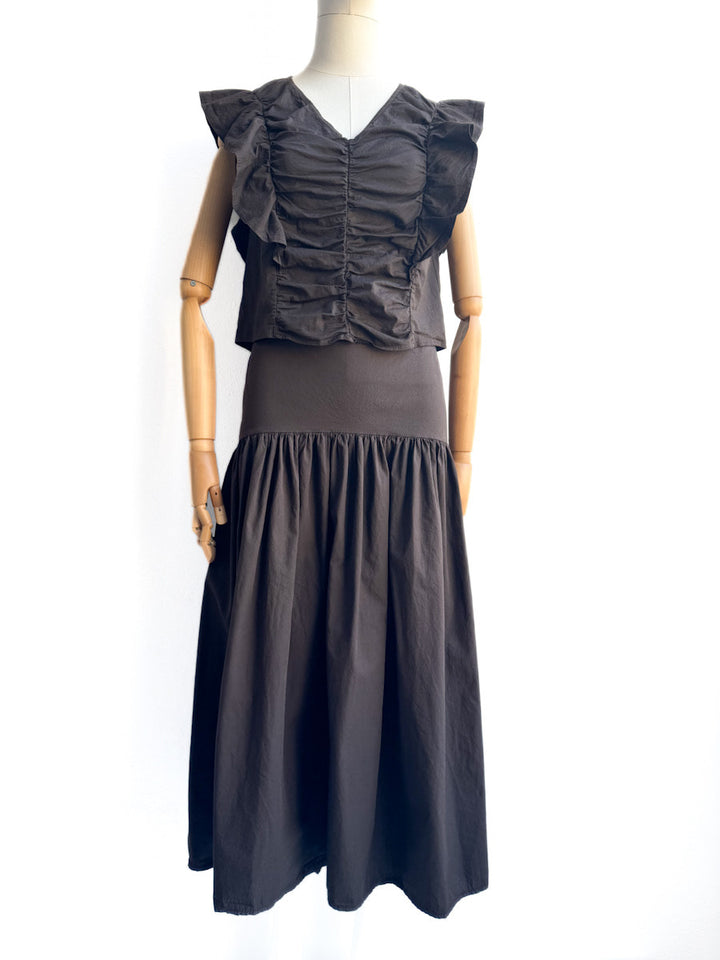 Conjunto Romántico-Blusa y Falda por Separado