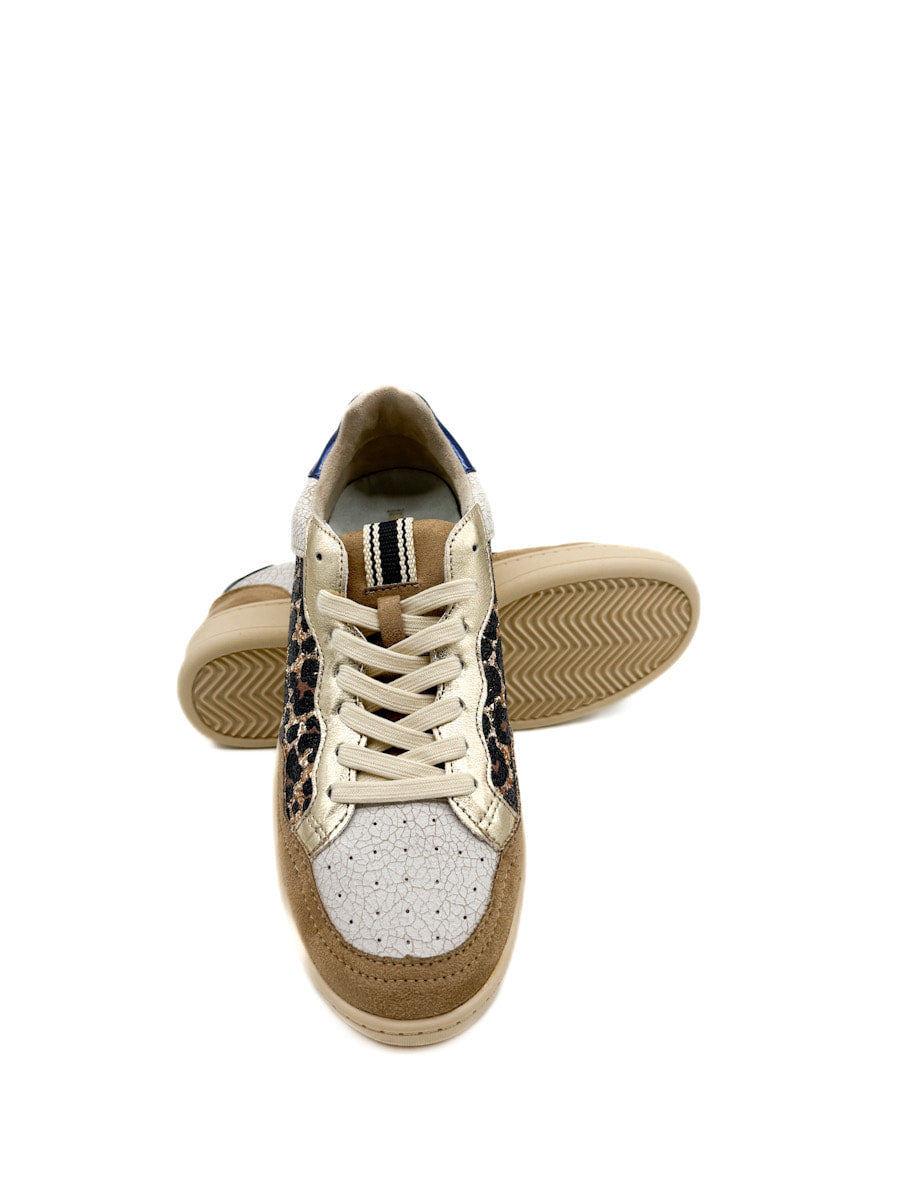Zapatilla con Estampado de Leopardo Corina M5530