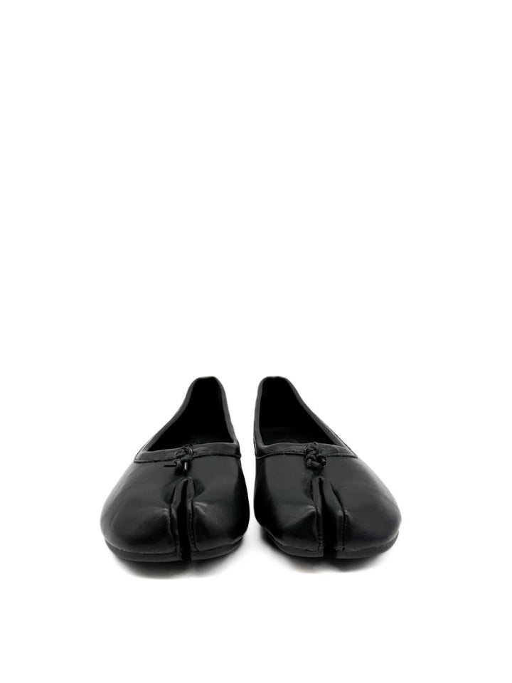 Bailarinas Planas de Puntera Dividida con Lazada