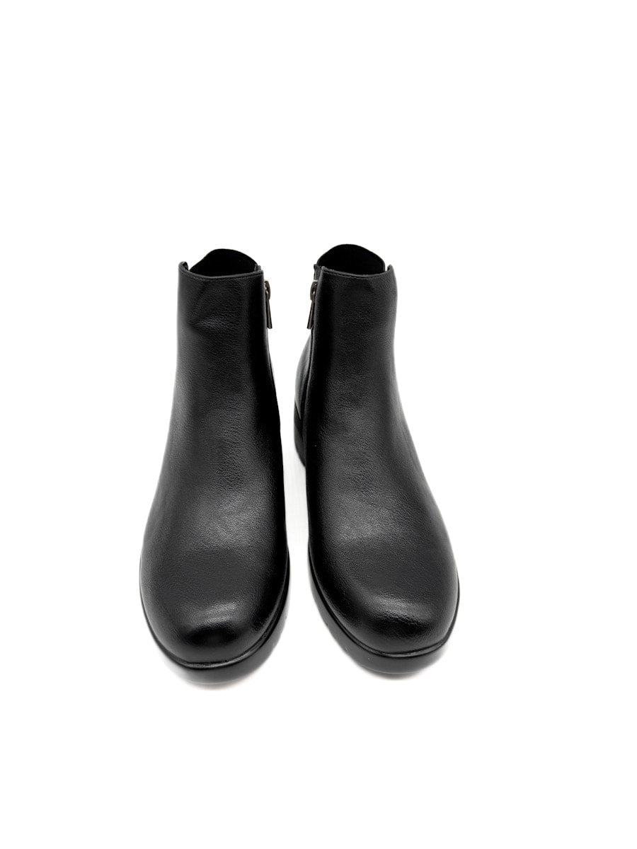 Botines Cuña Baja con Elástico Lateral