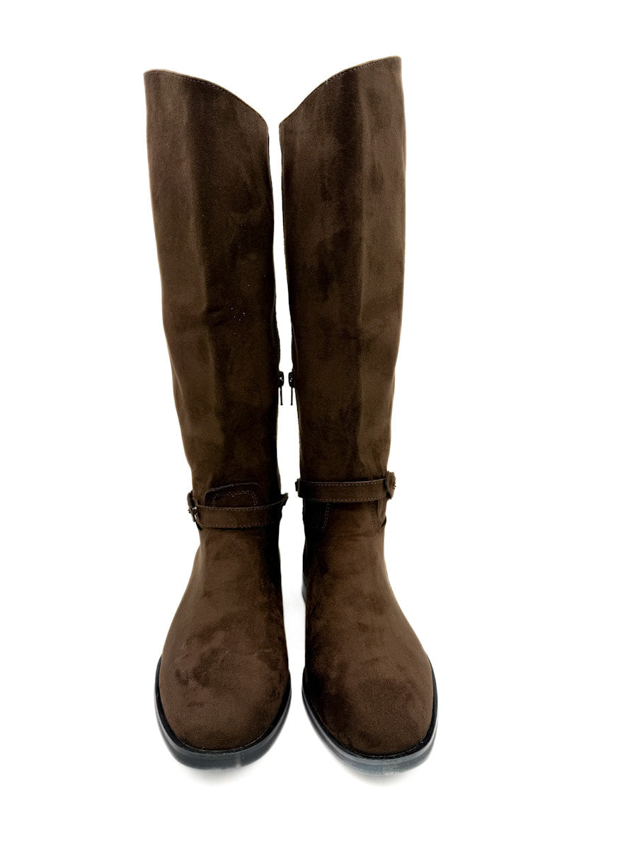 Botas altas con Tira Decorativa de Hebilla Removible Corina M5830