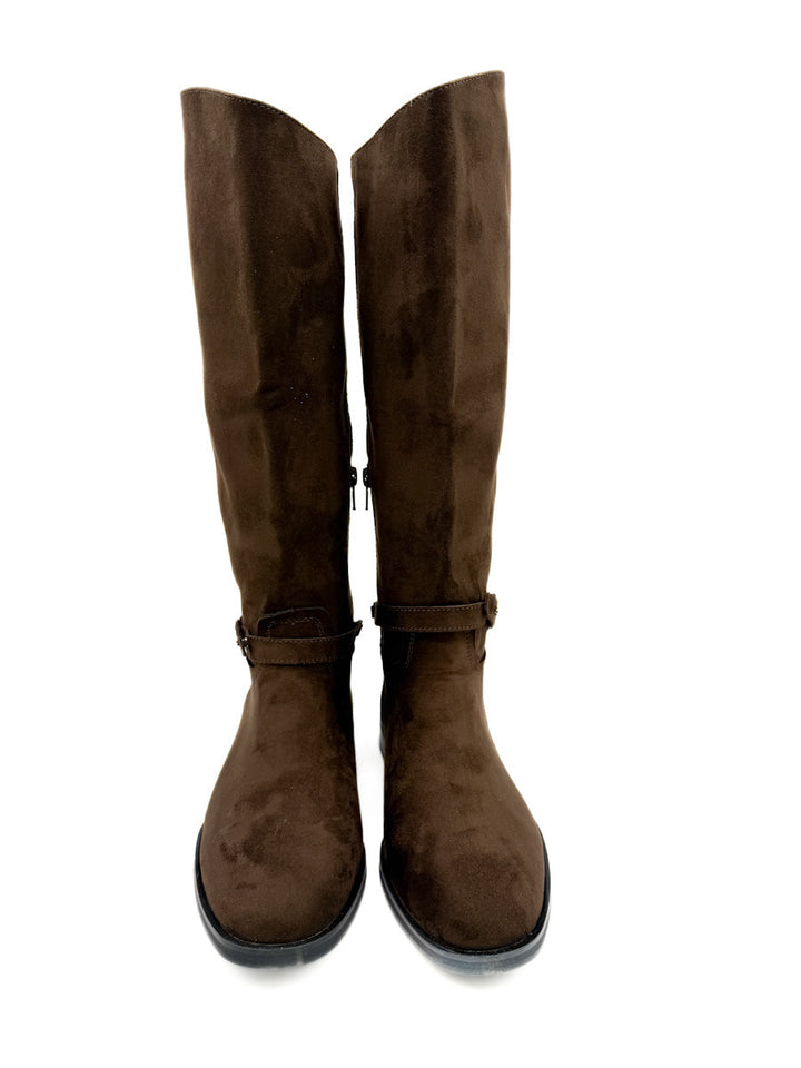 Botas altas con Tira Decorativa de Hebilla Removible Corina M5830