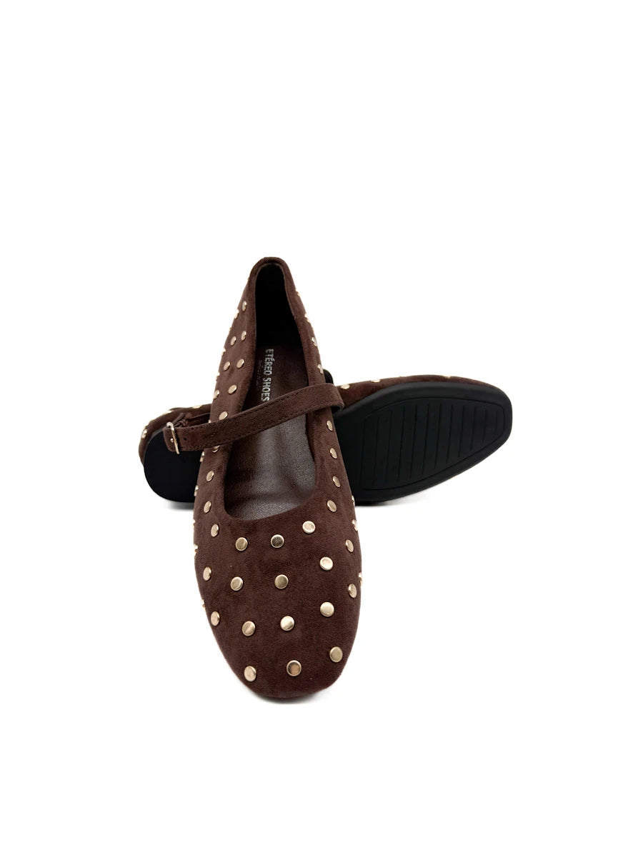 Bailarinas Mary Jane de Antelina con Tachuelas