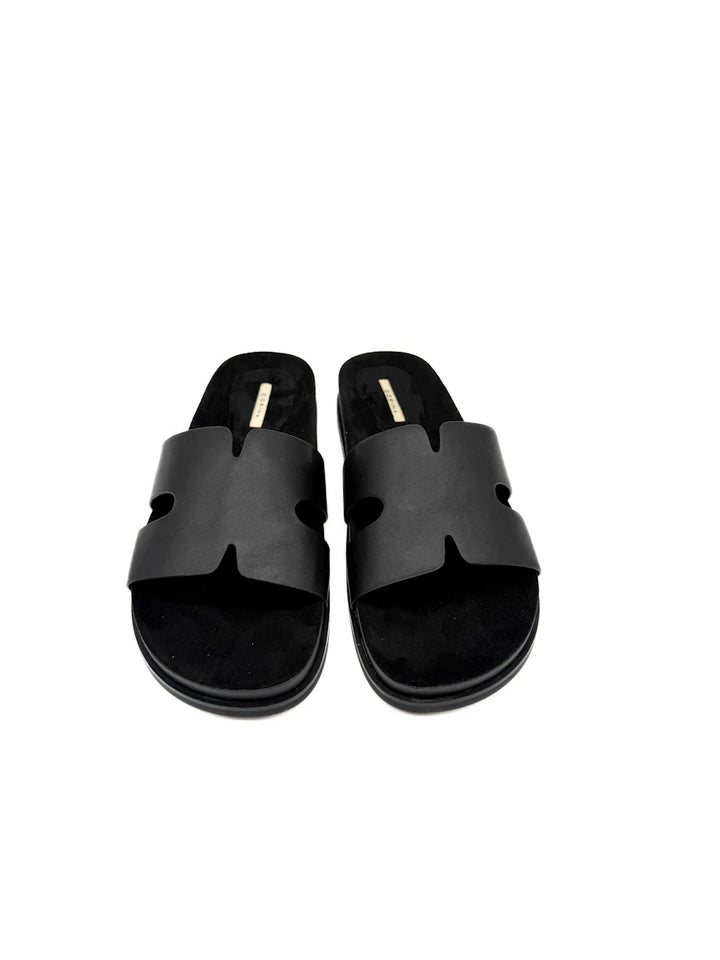 Sandalias Pala Corina en Piel Sintética con Diseño Troquelado