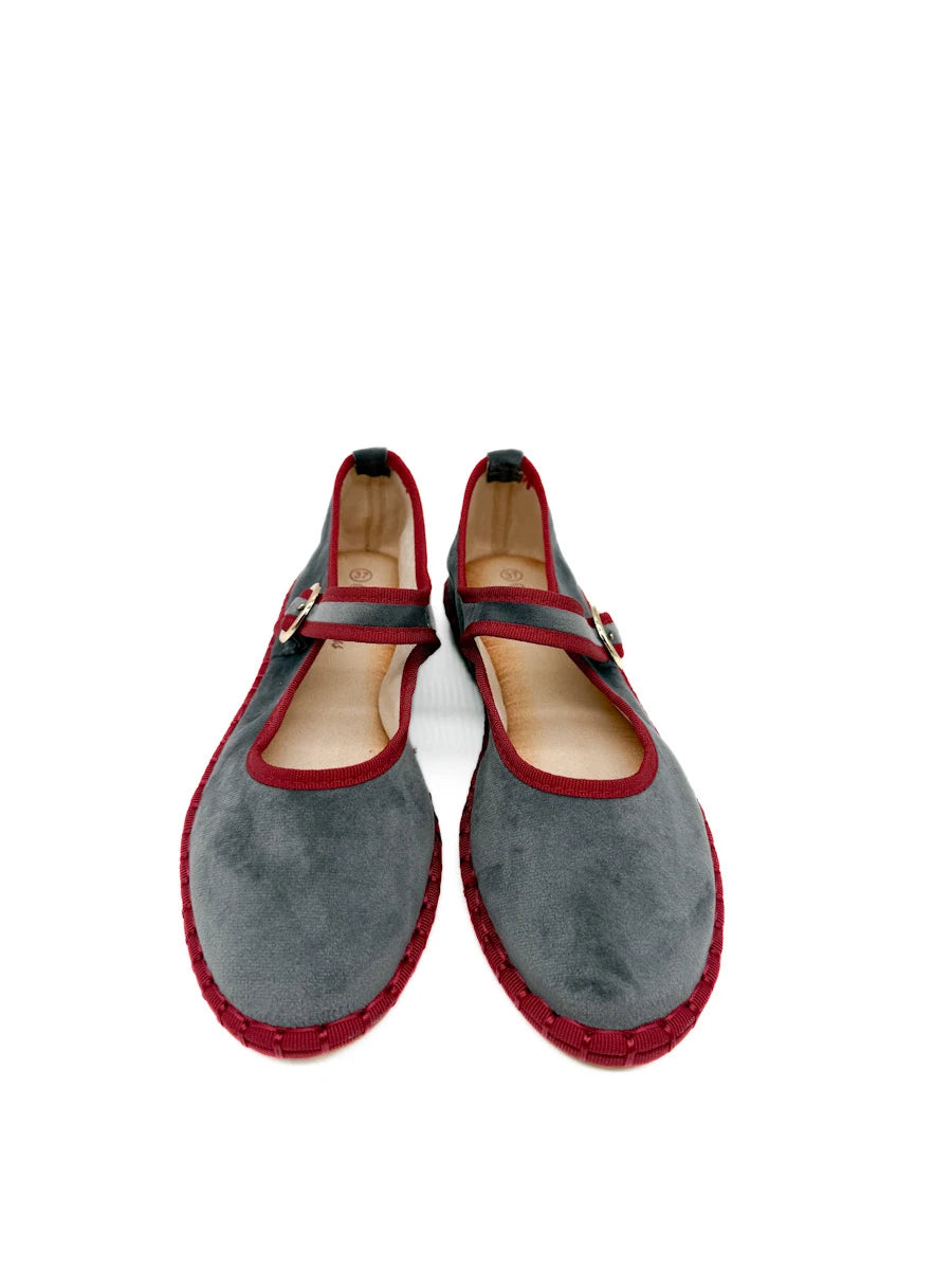 Merceditas de Terciopelo Bicolor