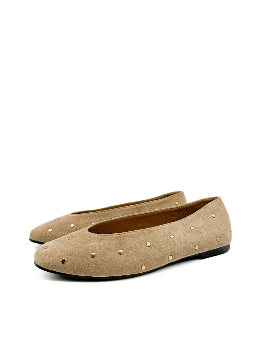 Bailarinas de Antelina con Tachuelas Metálicas.