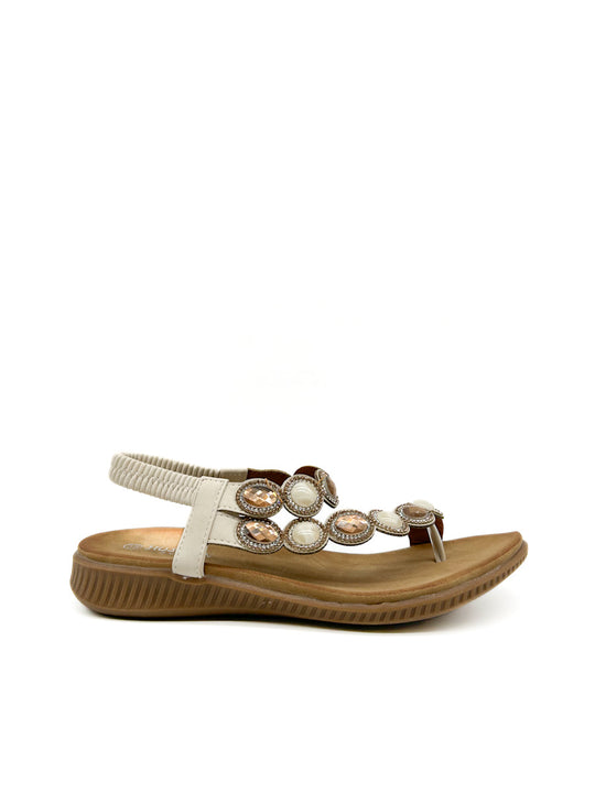 Sandalias Dedo KM69 Beige