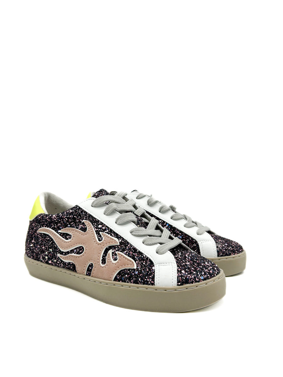 Zapatillas Purpurina Para Mujer Referencia H9065