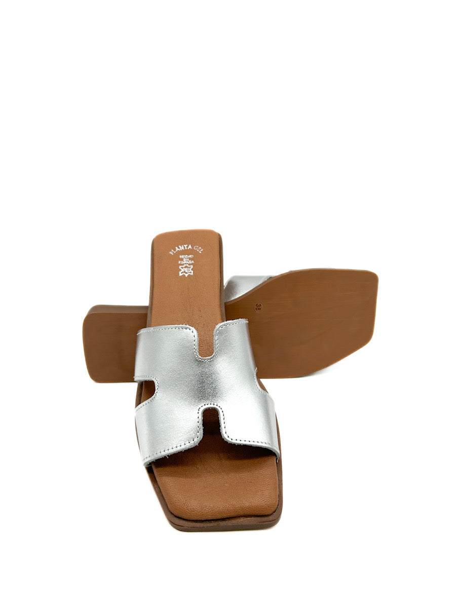 Sandalias Mules  Piel Mujer